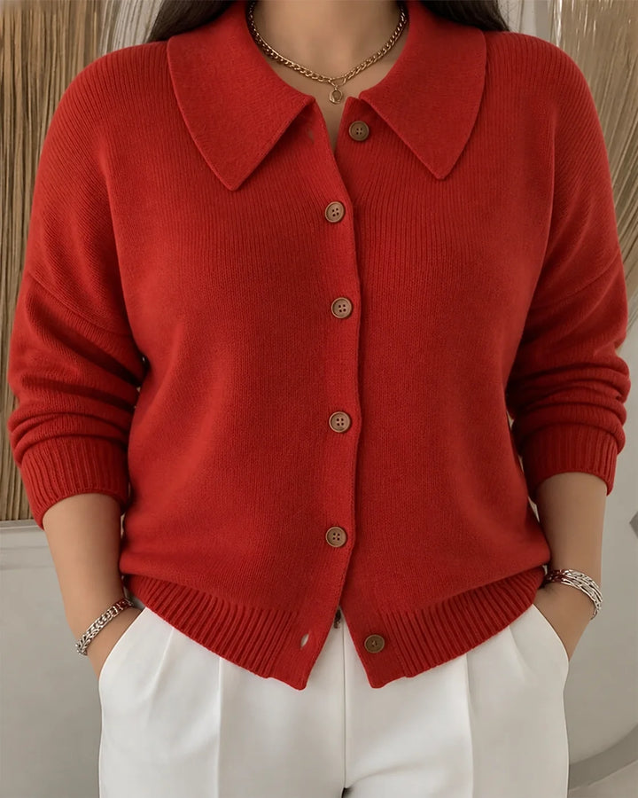 Vespera | Button Collar Cardigan