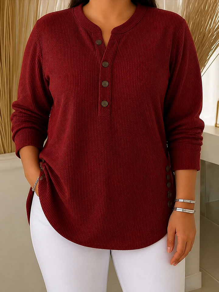Neva | Button Henley Tunic