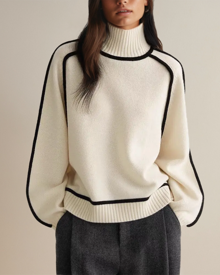 Julia - Pull Roulé Chic Automnal