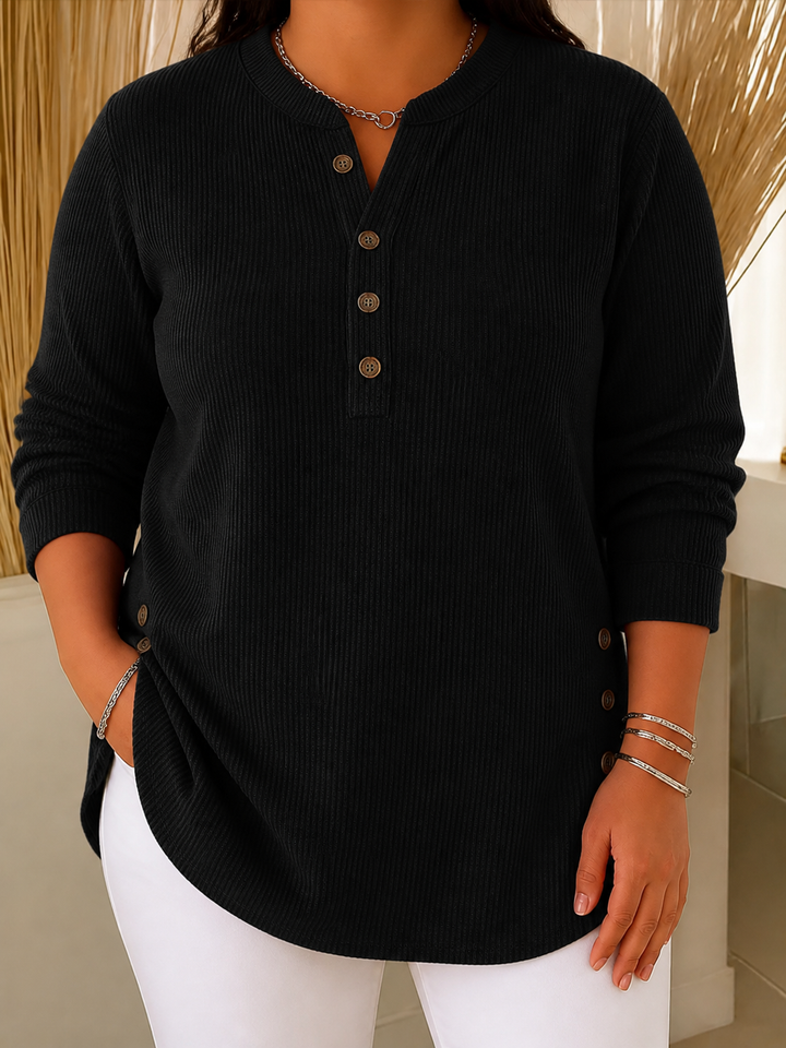Neva | Button Henley Tunic