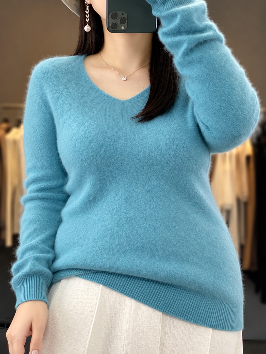 Sharon | Cashmere V-Neck Sweater