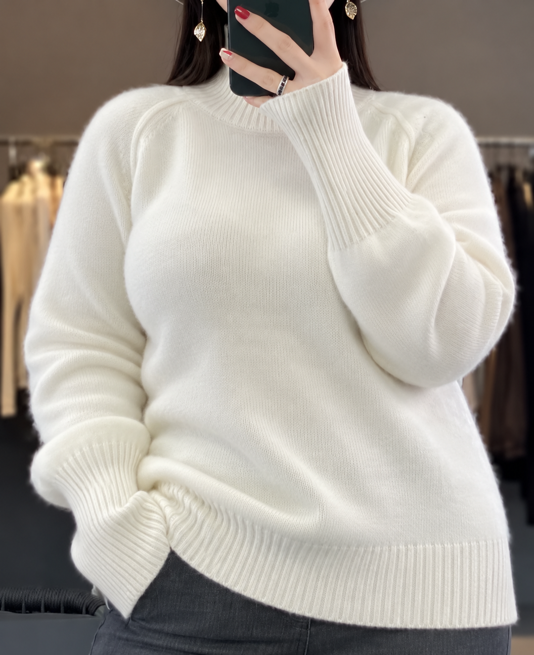Patricia | Cashmere Turtleneck Sweater