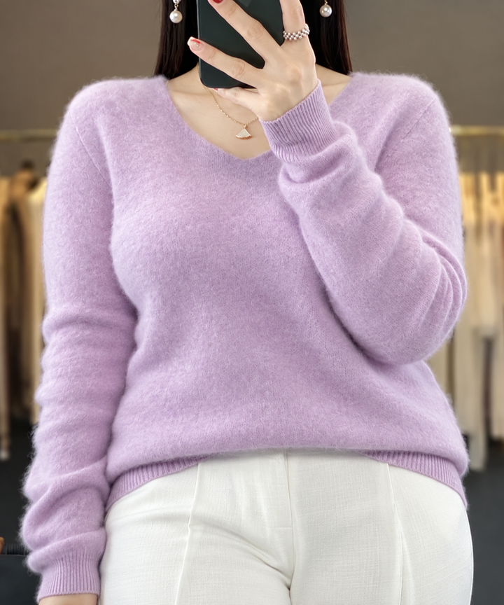 Sharon | Cashmere V-Neck Sweater