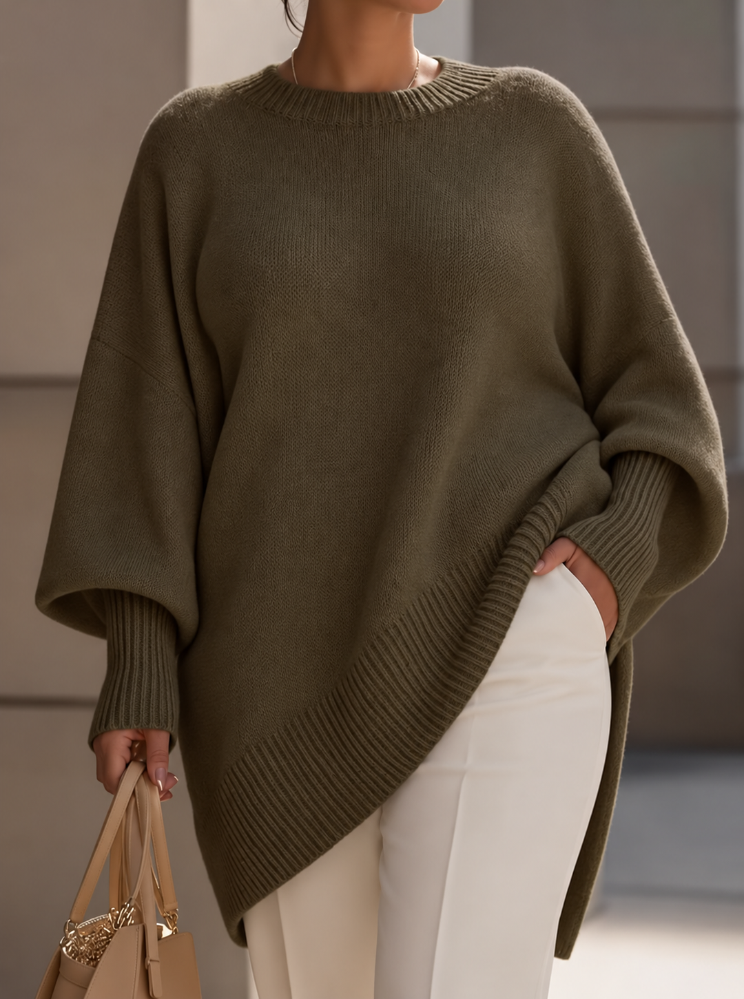 Eleanor | Cashmere Poncho Sweater