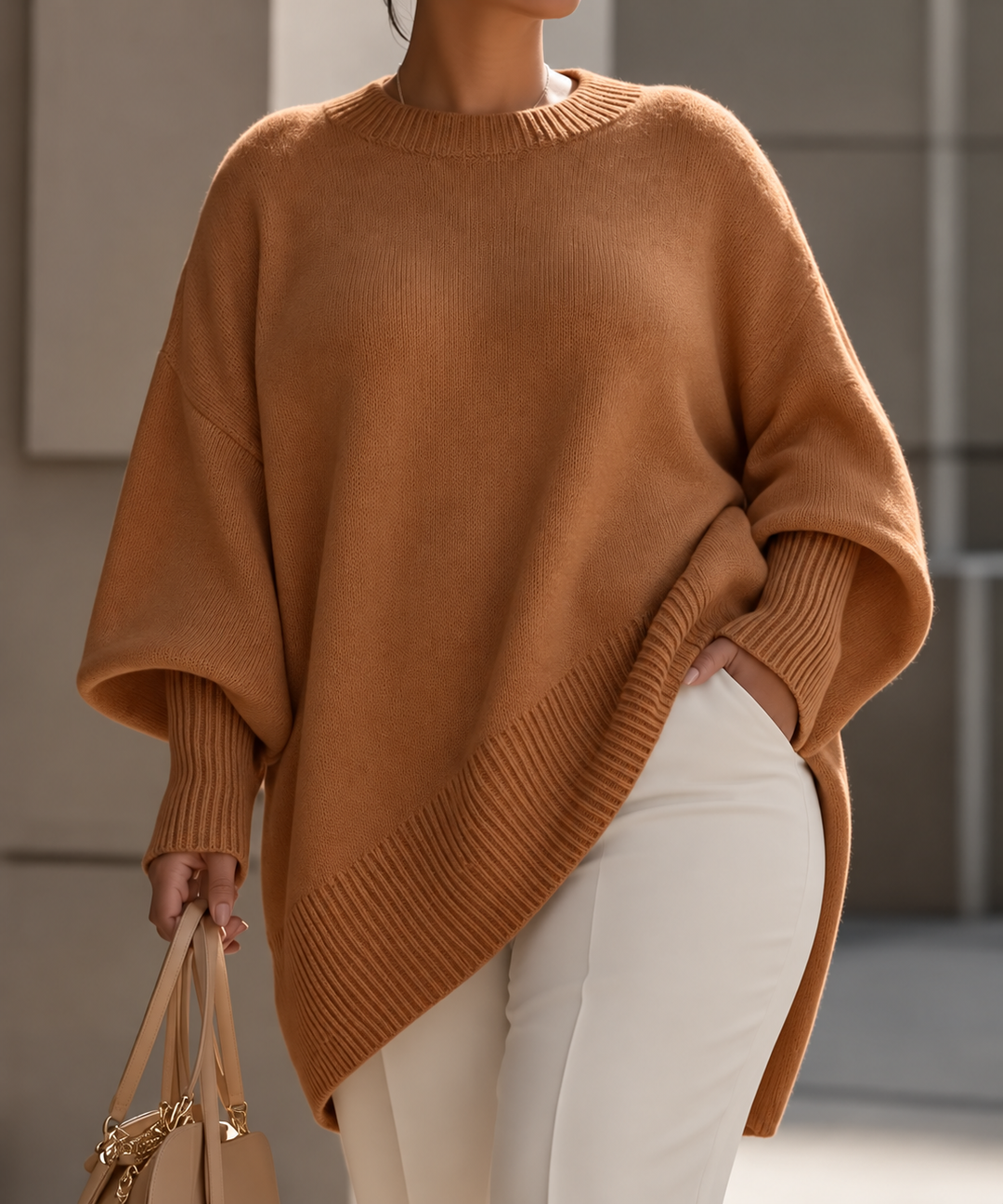 Eleanor | Cashmere Poncho Sweater