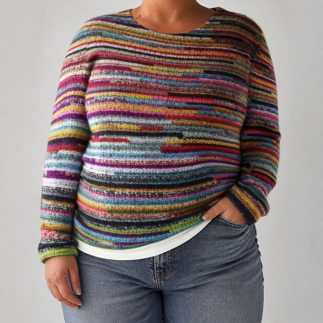 Sophie - Retro Scandinavian knitted sweater