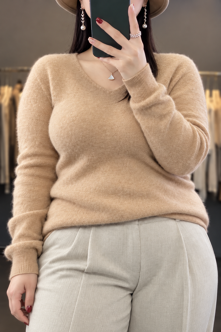 Sharon | Cashmere V-Neck Sweater