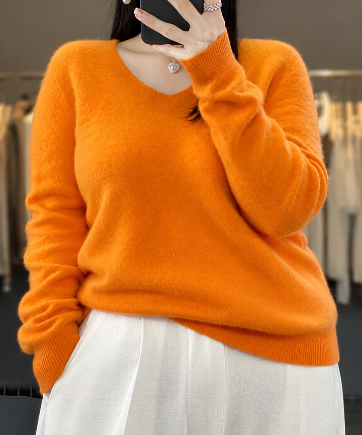 Sharon | Cashmere V-Neck Sweater